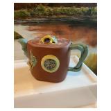 4 1/2 inch Antique Yixing Zisha Duan  clay teapot