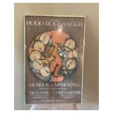 20“ x 30 1/4“ Vintage Graciela Rodo Boulanger Art  Gallery poster. Engraving musicians, 1974 -75.