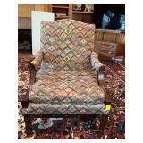 Henredon  Historic Natchez Collection Mahogany Georgian acent chair 28" x 30" x 38" The seat height is 17 1/2"