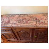 19” x 55” Italian made vintage tapestry