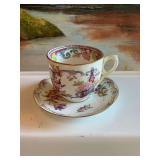 Beautiful Dresden, German porcelain cup and saucer set