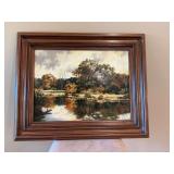 Antique signed painting by Barrie Van Odell.  32“ x 26“.