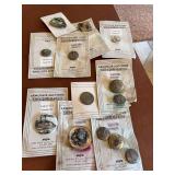 Group of vintage buttons