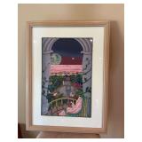 22“ x 29“Signed and numbered serigraph by Liz Collins titled “Night Sky at Palmyra”