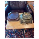 2 bases for jars_Lamps.. One very pretty brass.