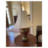 28 inch oriental cloisonné enamel lamp