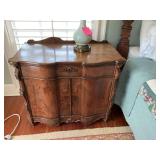 Antique French commode ￼/side table 36“ x 19“ x 30“ well loved. See photos
