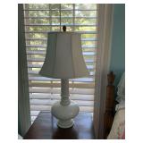 36 inch White marble lamp