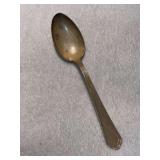 Watson Company monogrammed Sterling teaspoon - 25.71  grams - needs polished
