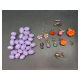Grouping of oddball earrings/pendants & loose beads - these would be great additions to a crafter/artisan