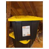 Empty HDX 27 gallon tough tote - TOP TOTE ONLY