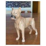 Vintage Bing & Grondahl porcelain standing fawn boxer figurine (Model 2212) designed by Svend Jespersen - 5-3/4” tall