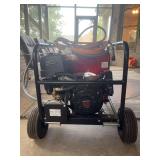 WINCO HOME POWER 6000-Watt TRI-FUEL Generator - can be used with natural gas, propane and liquid gas - has been started with liquid gas and runs great - comes with hoses and accessories