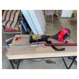 Craftsman Multi-Yard Tool Gas Powered Lawn Equipment - 2-cycle/25cc - working active of listing - trimmer bar measures 22”