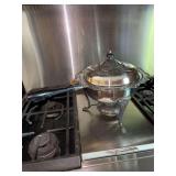 Vintage silverplate chafing dish