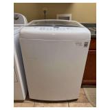 LG HE Smart Drum washing machine with inverter DirectDrive Motor - working condition - 1 hinge lid cover needs replaced - 26-1/2 x 27-1/2 x 38-1/2 tall