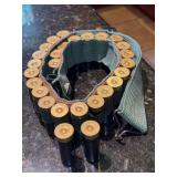 Canvas ammo belt with 27 rounds Remington (12GA 8 shot 2-3/4”) Dove/Quail Shotshells