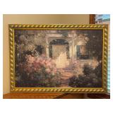 Beautifully framed art print “Doorway and Garden" by American impressionist artist Abbott Fuller Graves