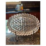 Vintage Fostoria American Divided Oval Relish Dish - 10-1/2 x 7 x 2” tall