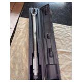 Q. Co. OK (5) micrometer adjustable torque wrench with hard shell case