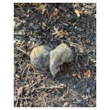 Small concrete rabbit