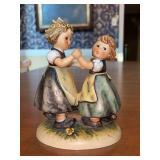 Vintage M.I. Hummel / Goebel porcelain figurine titled "Spring Dance" (353/I) - 6-3/4” tall