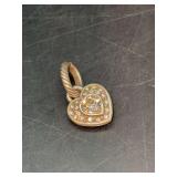 Brighton Heart and Cubic Zirconia Charm and/or Pendant