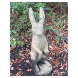 28” tall concrete rabbit