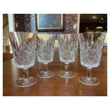 Set of (4) Villemont Iced Tea Glasses by CRISTAL D