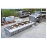 5 Vat Steam Table Base & Electric Base Work Station
