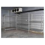 3 Metal Shelves