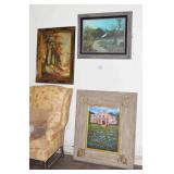 3 Framed Pictures