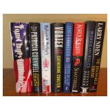 Grouping of hardback novels with dust jackets