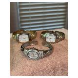 Grouping of Studio 1 cuff watches (front is missing back)