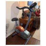 Marcy Upright Exercise Bike - pedals easily and screen does work - in like new condition