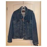 Ladies Harley Davidson Denim jacket with embroidered back (size M)