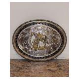 Montana Silversmith 'Kneeling Cowboy and His Horse” Buckle - 4 x 3