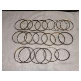 Grouping of bangle bracelets
