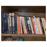 Shelf of books - various titles, subjects and authors