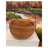 Wicker buttocks bottom basket 8 1/2 x 9” wide