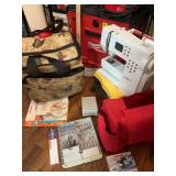 Bernina Activa 240 patchwork edition computerized sewing machine. Quilting/ embroidery. Comes with accessory parts and carrying bag.. also included is a rolling bag for easy carrying. Has manuals and 