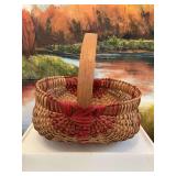 10 1/2” buttock bottom basket with red