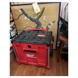 Milwaukee tool pack out rolling drawer toolbox. 48–22-8420.  Appears to be new,  dividers still in package.