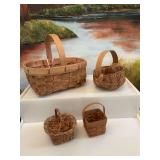 4 baskets.. various sizes