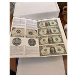 Bureau of Engraving and Printing series 2003 A sheet￼.  $1.00