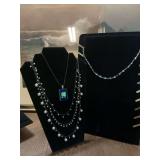 Grouping of three necklaces as shown