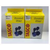 Two TASCO Sound Star Folding Earmuffs / 2553