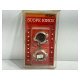 MILLETT 30 mm Nickel Scope Rings Low Angle-Loc Weaver Style Scope Rings