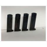 Four WALTHER P99 9mm 15RD Magazine(s)