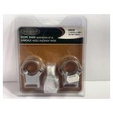 WEAVER Scope Rings Quick-Detach Style 1" Extra Hi Mnt Silver Finish / 49036